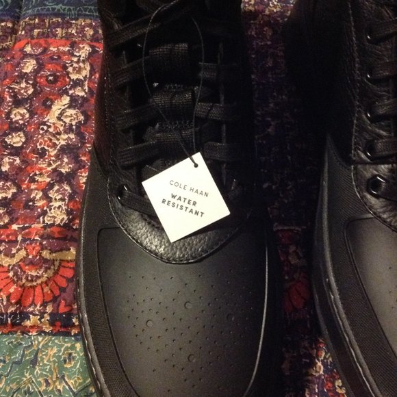 Cole Haan Men's GrandPro Crossover Black Leather WR Sneakerboots - 11.5M - NIB - Picture 6 of 12